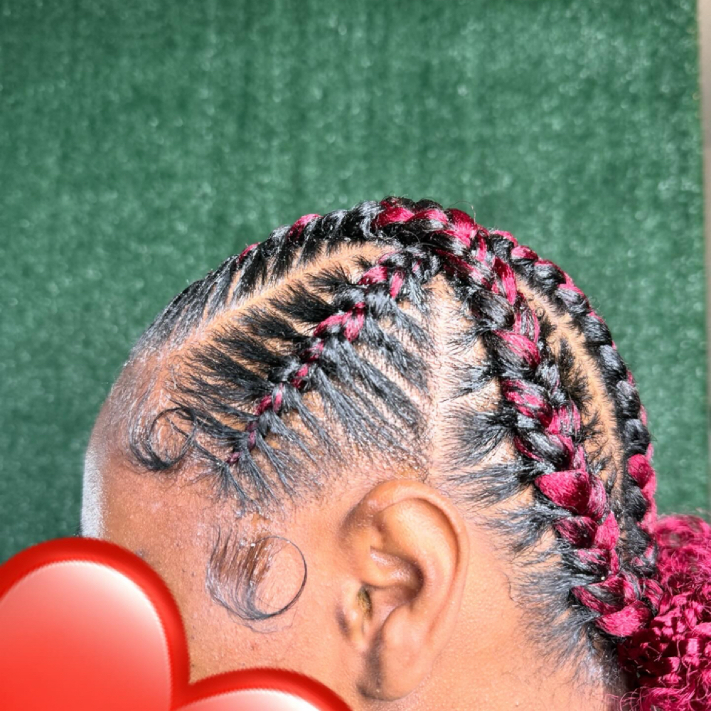 Feed In Braids at Jae's Signature Braids in Gladstone, MO