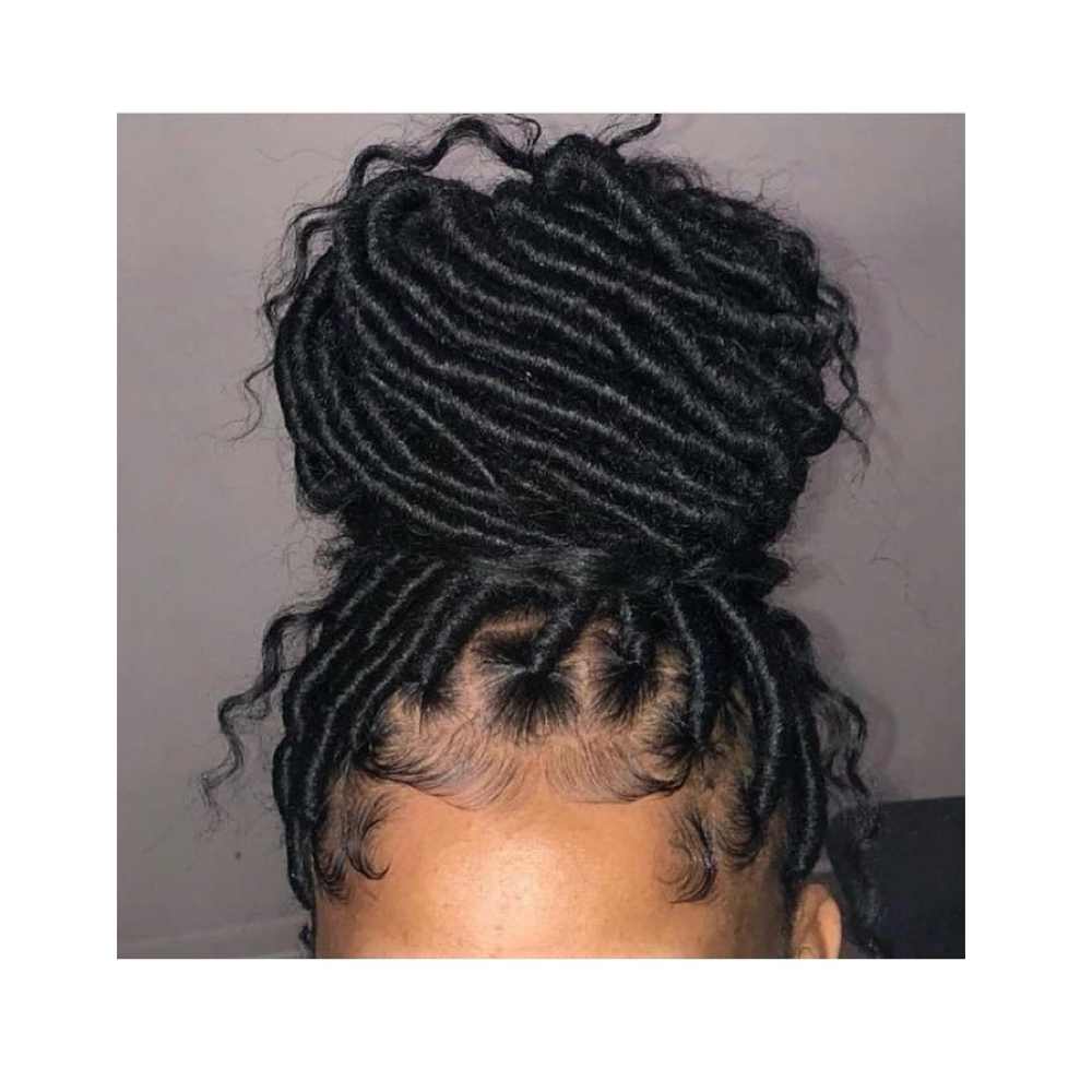 Crochet faux Locs at Marcelle Crown Studio in Pantego, TX