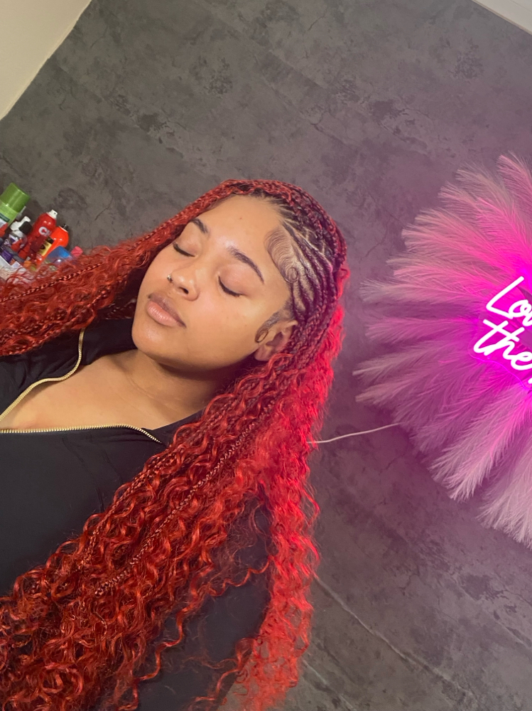 Filpover Fulani/ Glue-in Back at Touched bylaneise in Long Beach, CA