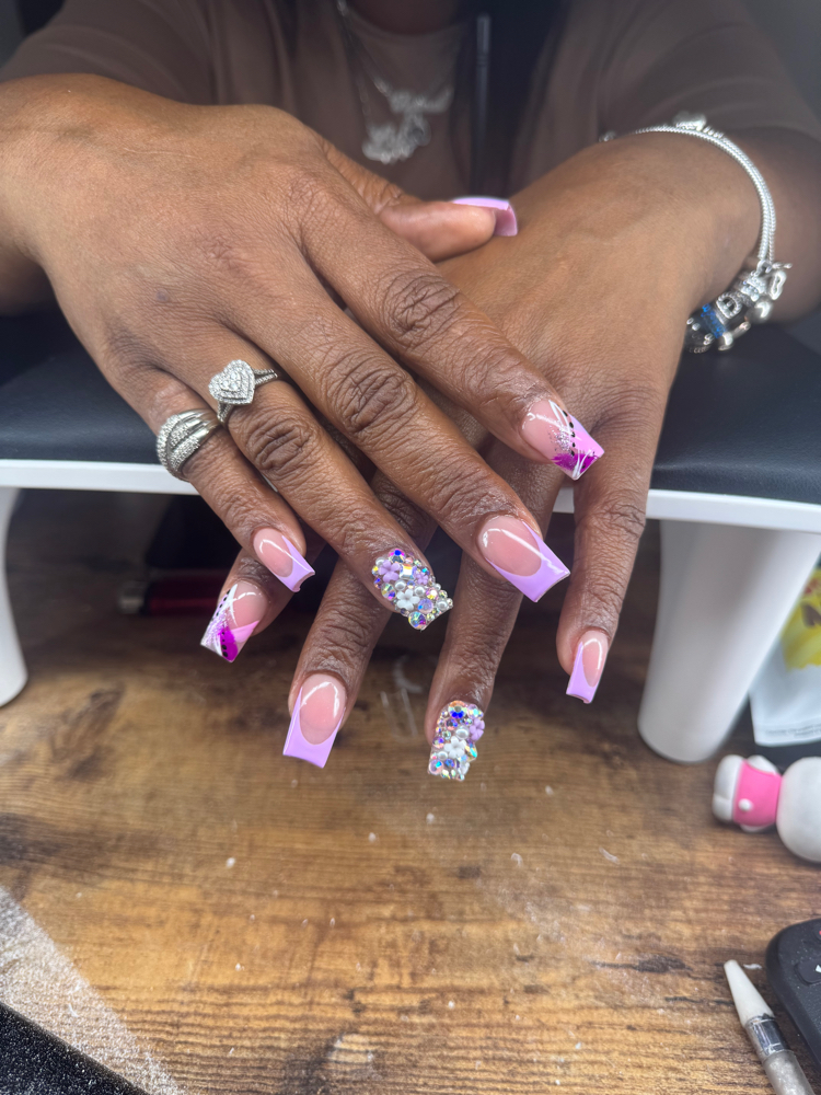 Rhinestones at Moras Hair Skin &Nails in Bradley, IL