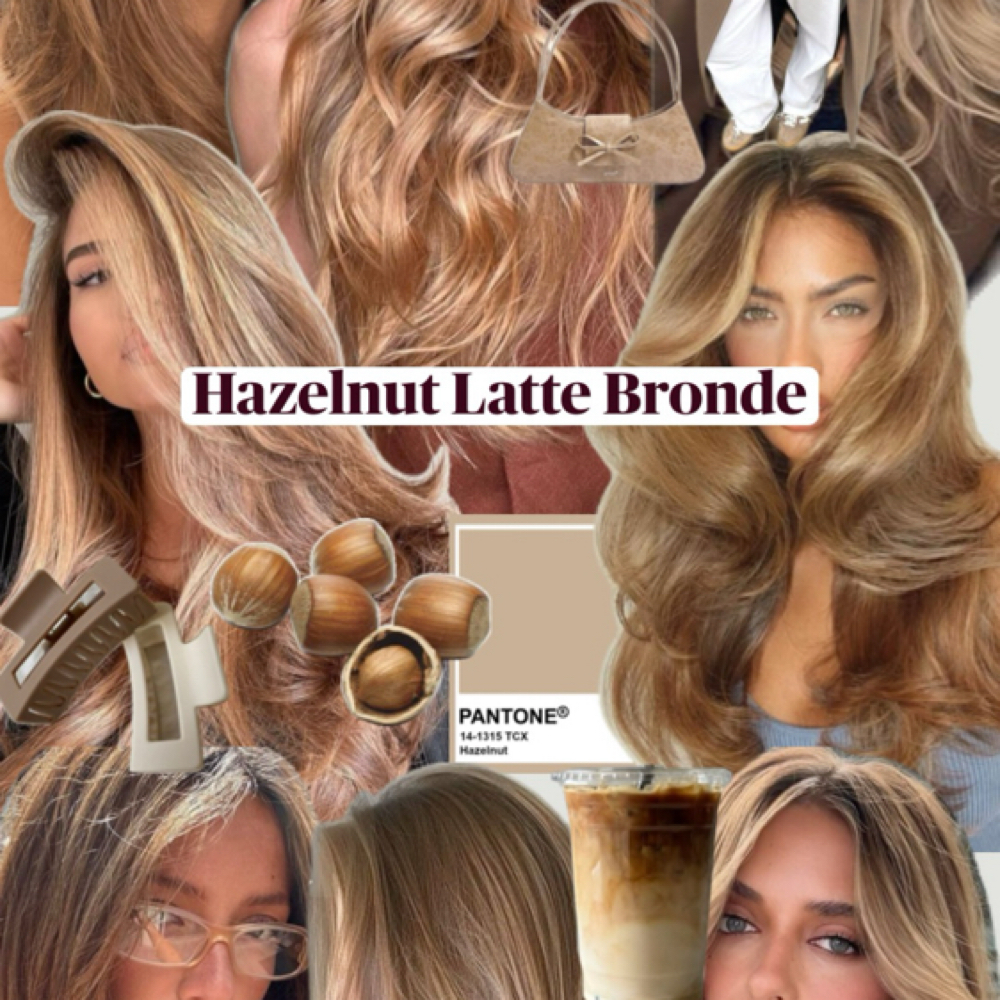 hazelnut latte bronde at The Coterie in Fargo, ND