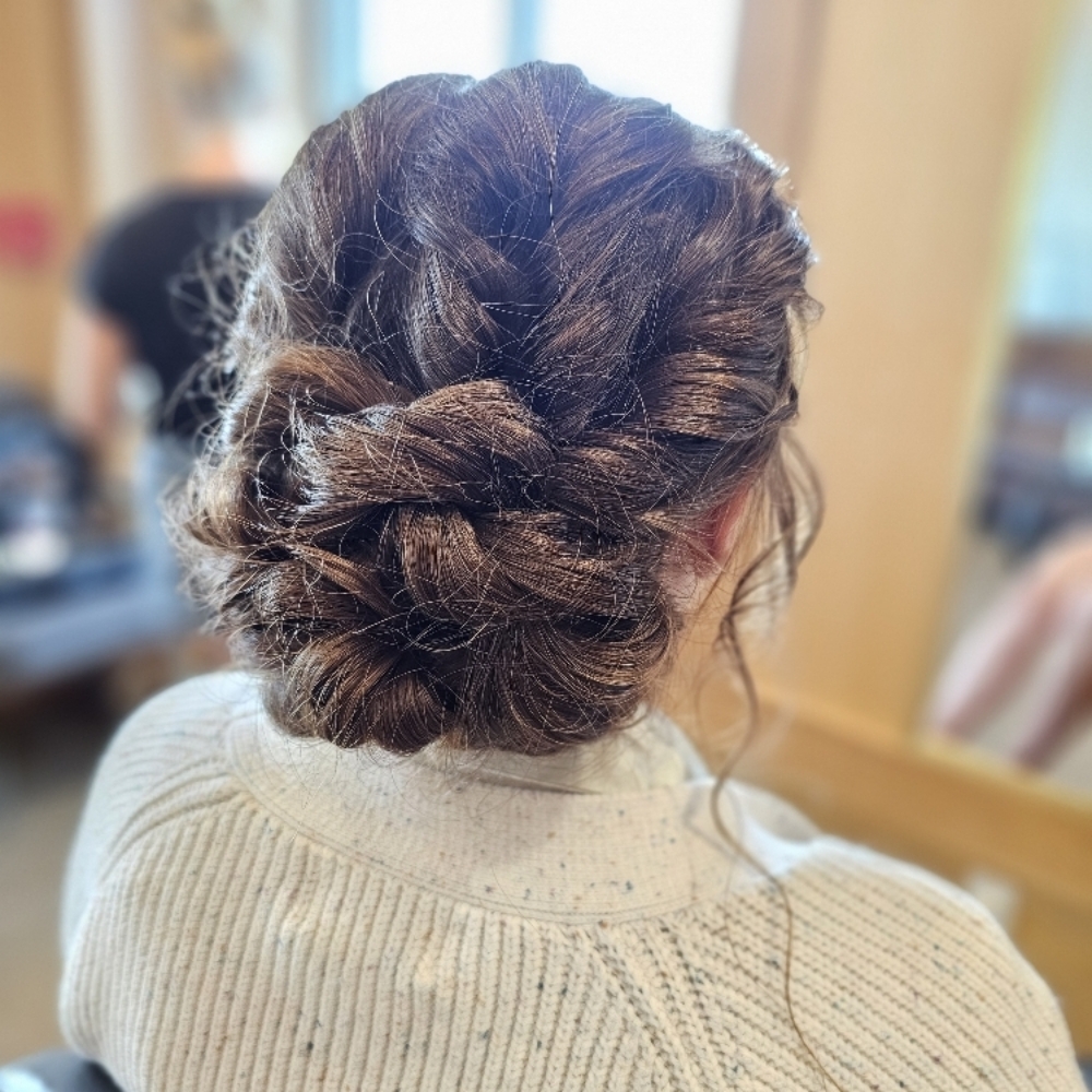 Updo at TaDa Salon in rock valley, IA
