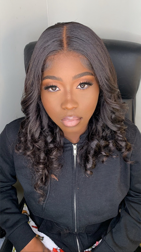 Soft Glam & Wig Install