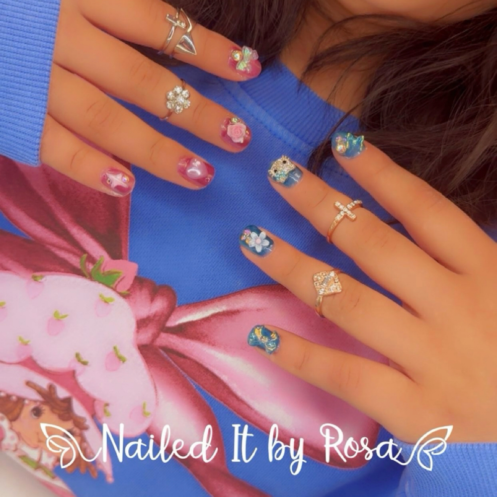 Girls Manicure/pedicure at Nailed It By Rosa in Puyallup, WA
