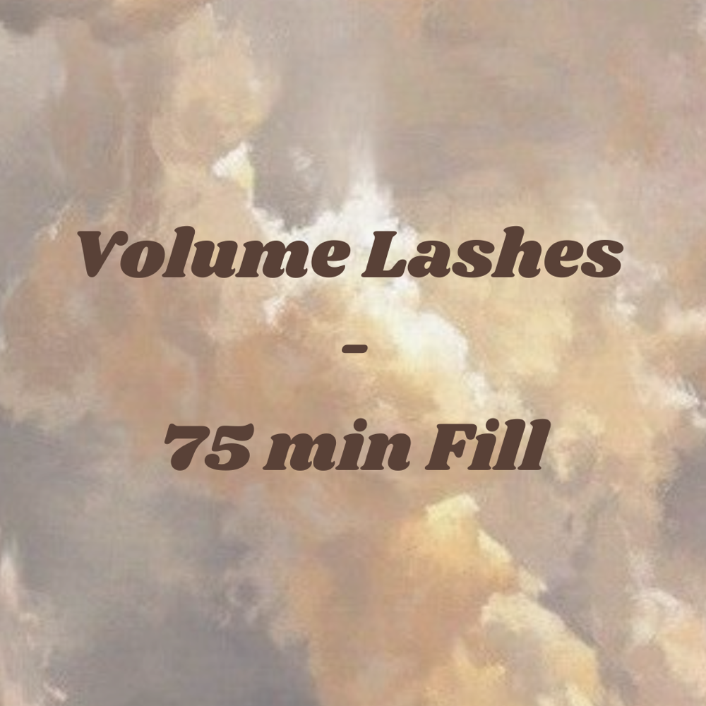Volume Lashes - 75 min Fill