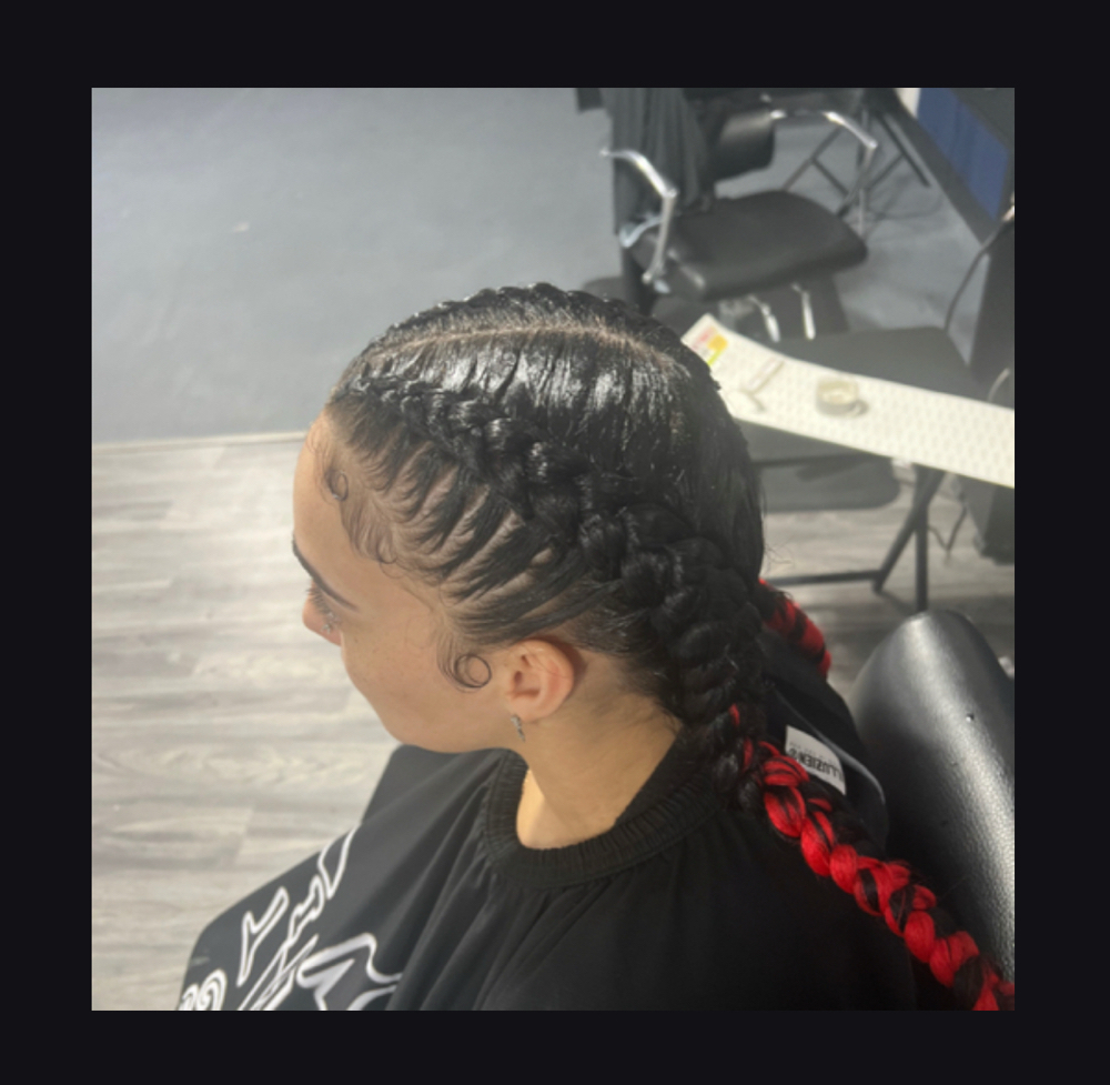 Two Feed In Braids