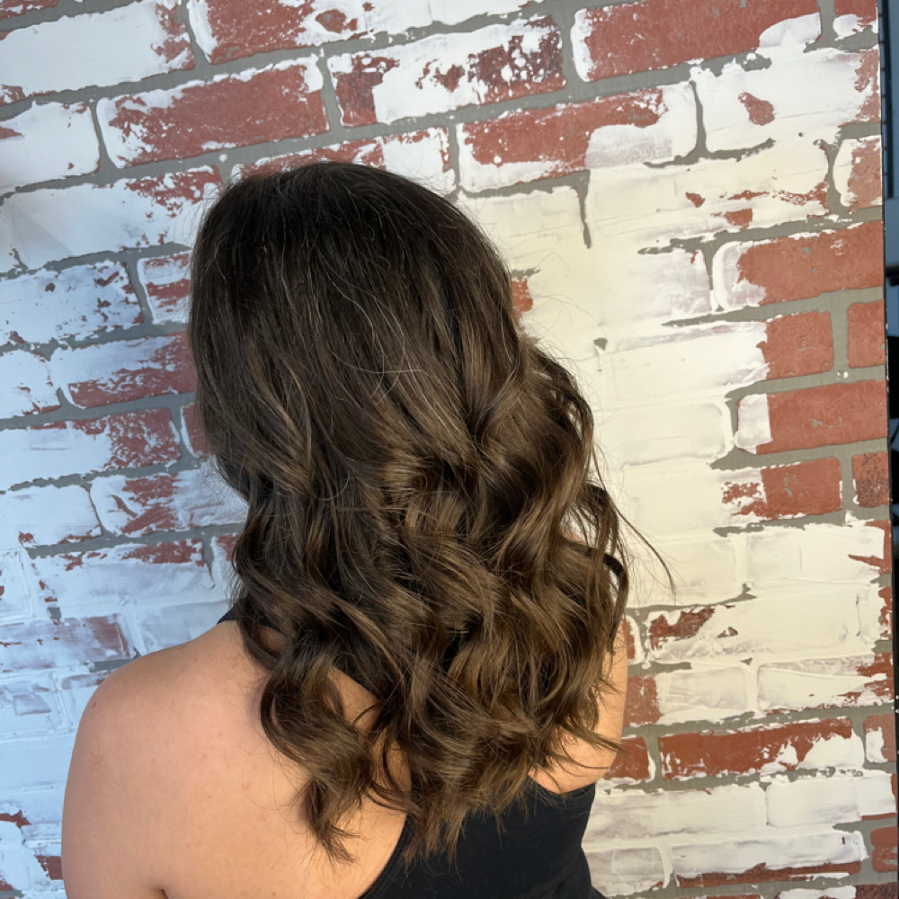 Mid-length Hair Cut & Style at A Honest style in Crowley, TX
