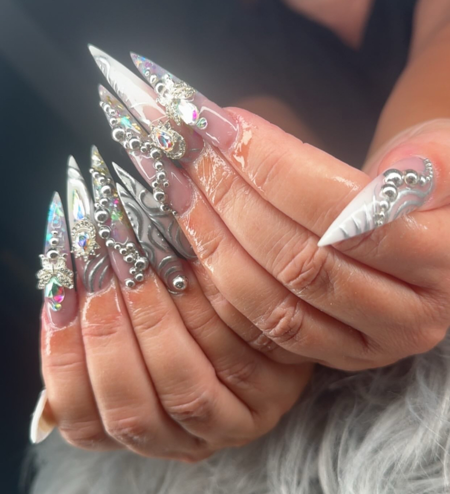 Signature Sculpted at Qs Nail Den in Fredericksburg Va, VA