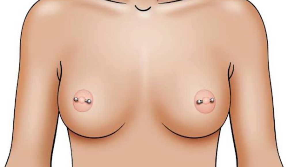 2 NIPPLES including jewelry