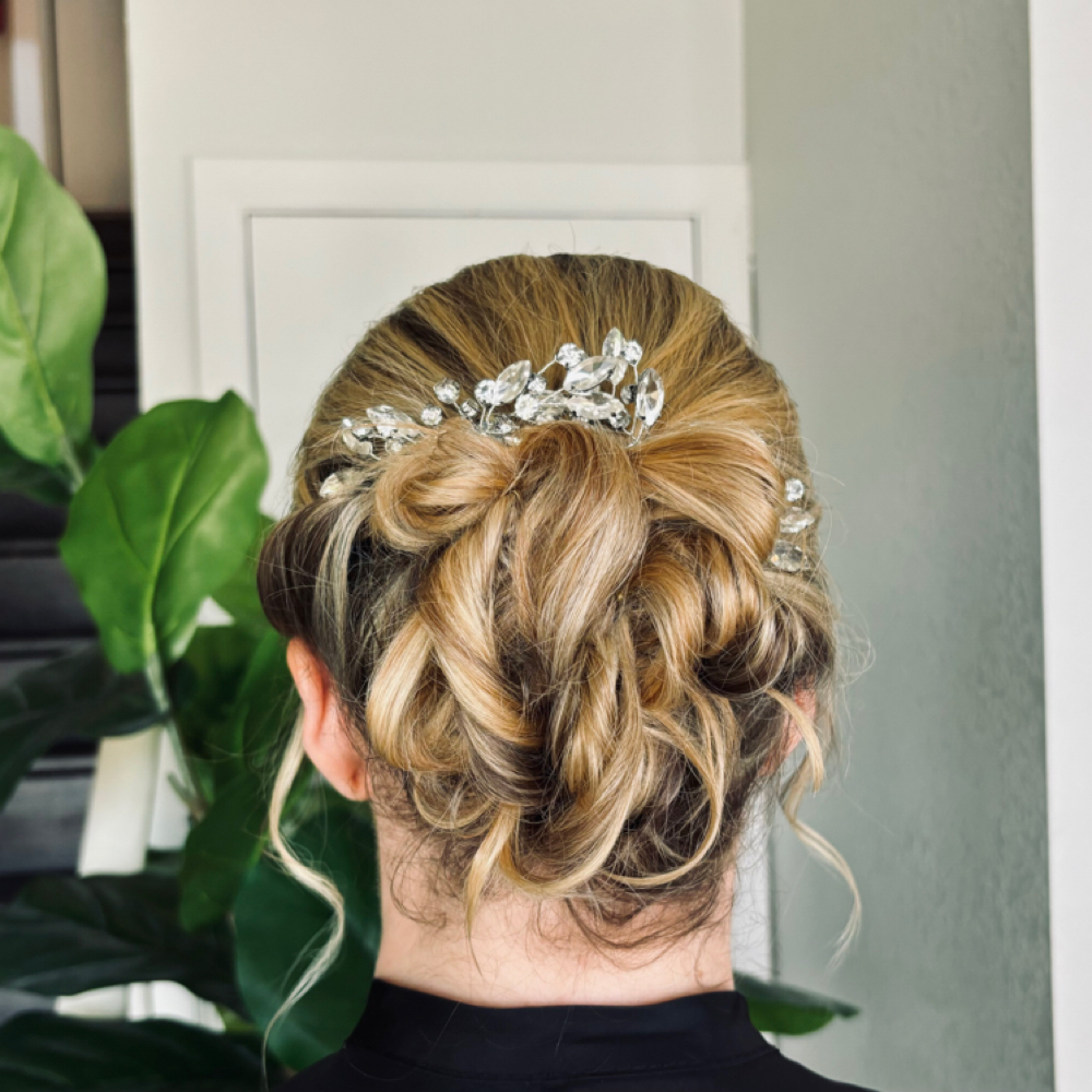 Updos at Wall Flower Studio in Union Grove, WI