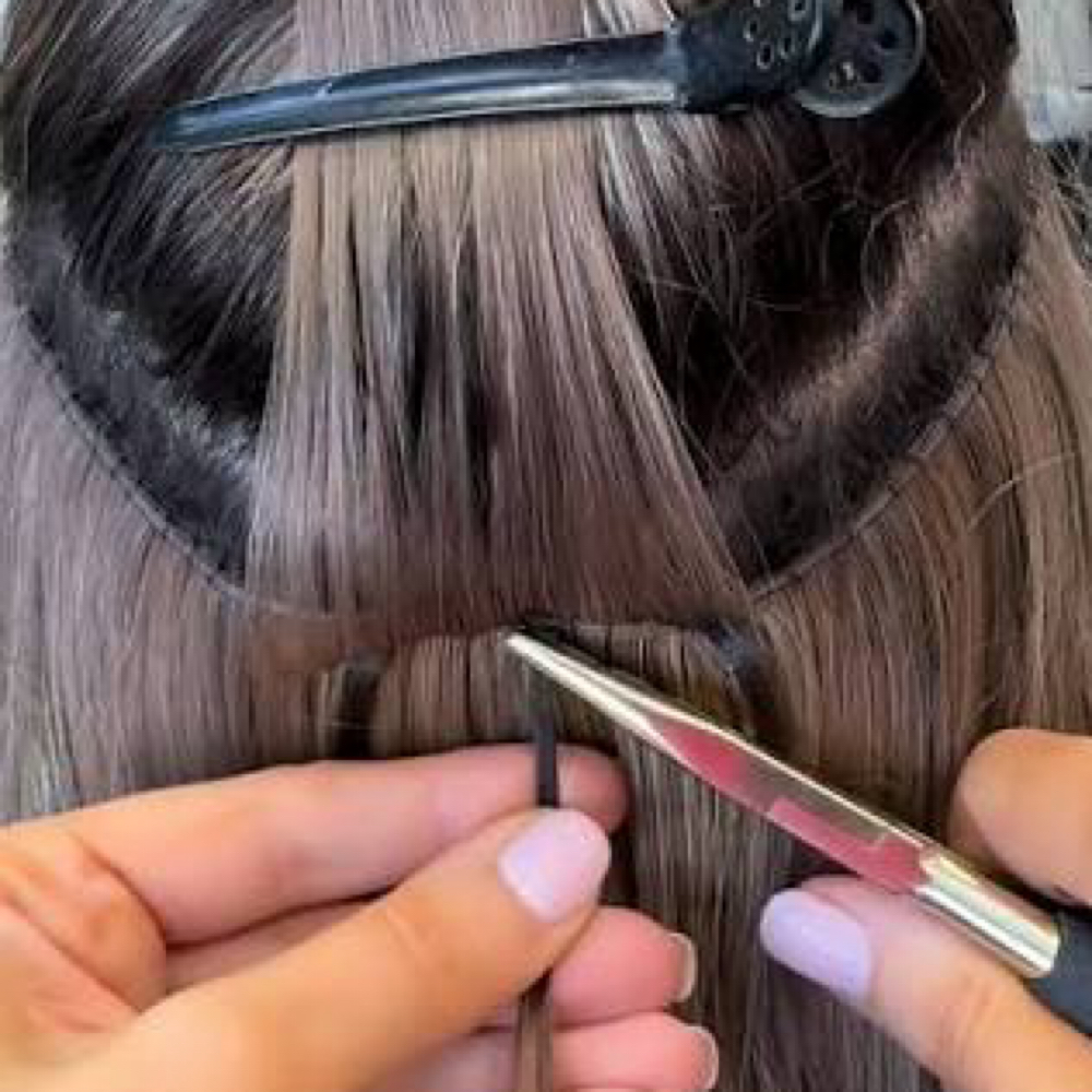 Weft Hair Ext Move Up 2 Row at Hair Beauty By Nora in Paramus, NJ