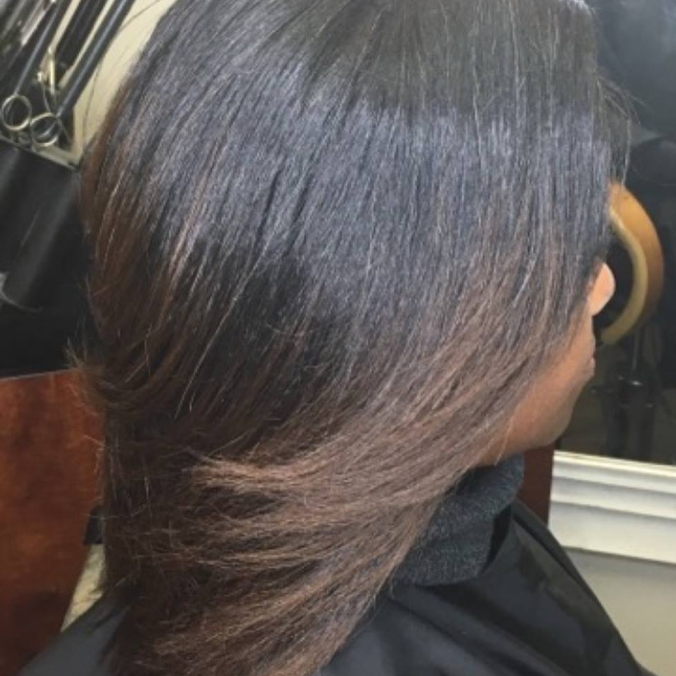 Shampoo /Silk Press (Med-long)