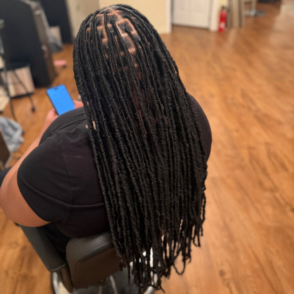 Faux Locs at Taylored Image in Delmar, DE