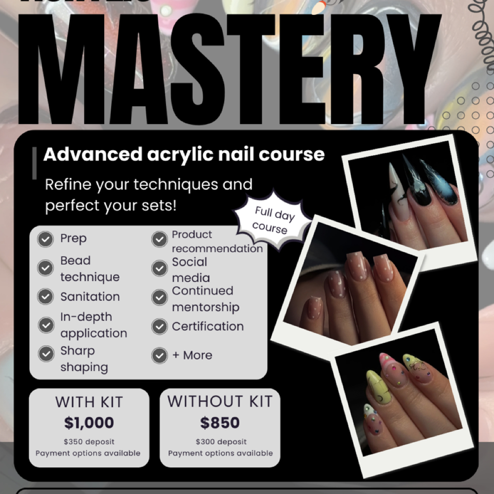 Acrylic Master Class at Acrylics by Anna in Boise, ID
