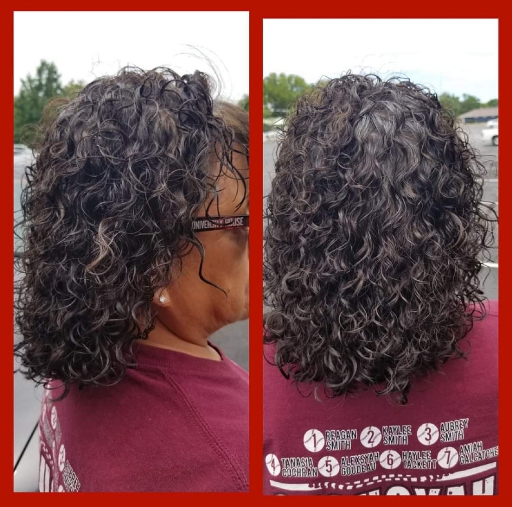 Basic Perm short hair at Delilah Fades in langely, OK