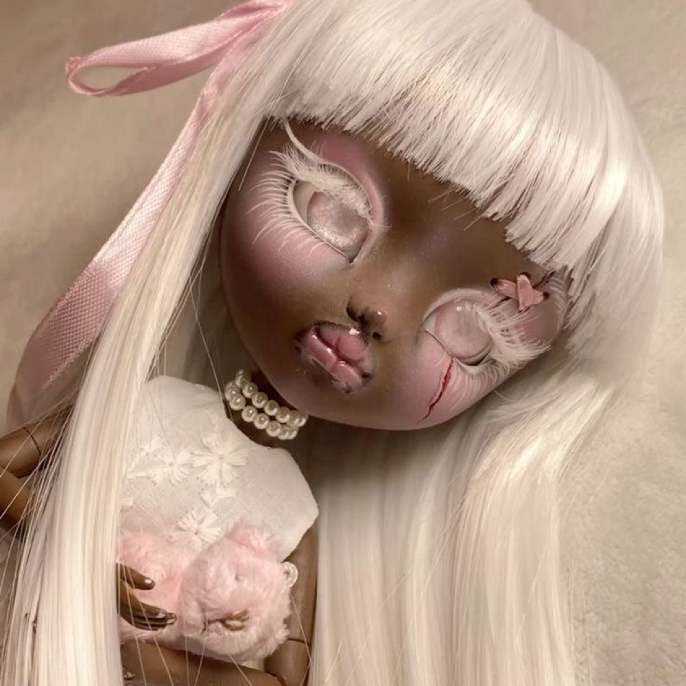 makeup °‧🫧⋆.ೃ࿔*:･ at dye4dolls in Orlando, FL