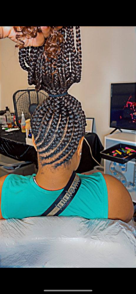 Braided Ponytail (Med)
