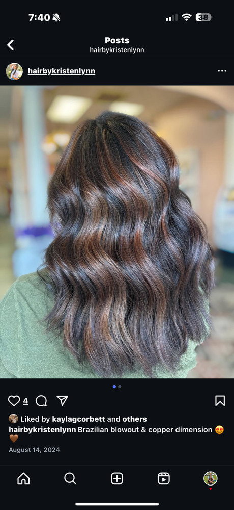 Hair Repair Treatment at Hair by Kristen Lynn in Goldsboro, NC