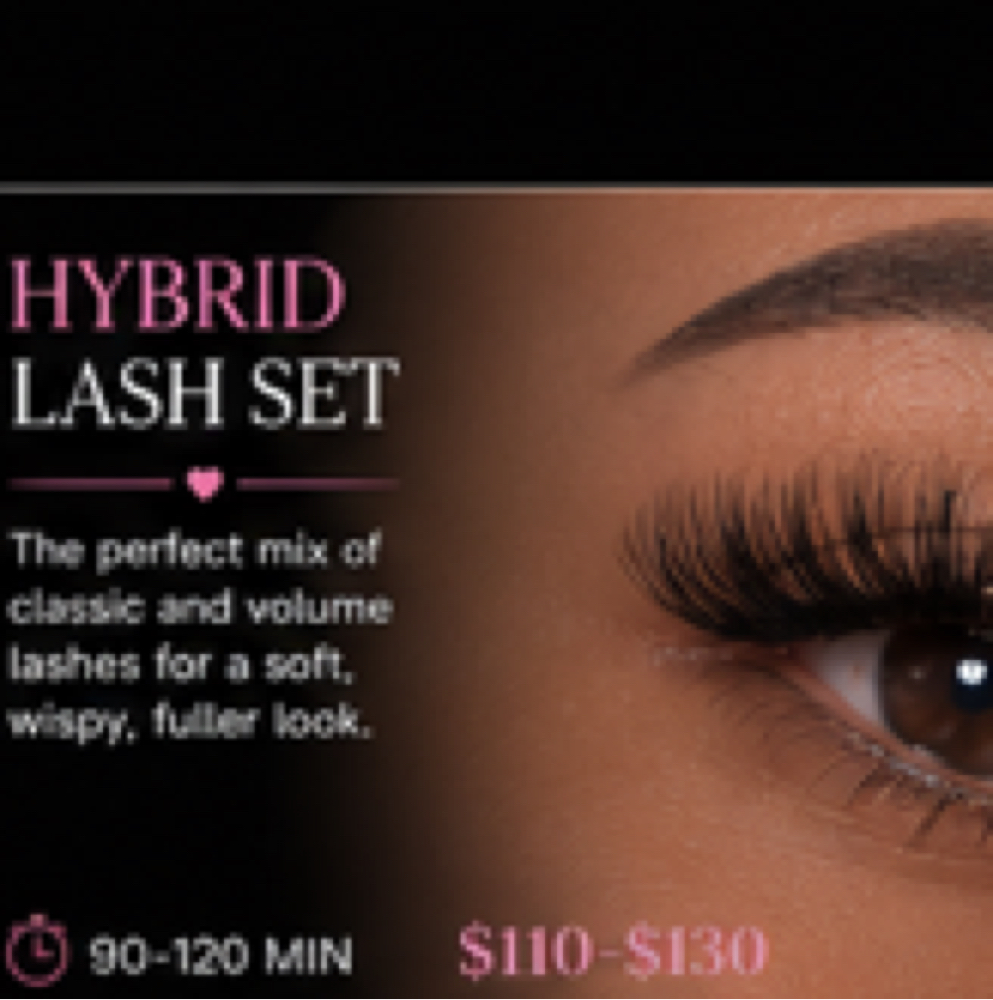 Hybrid Lash Set at Poppinlashez
