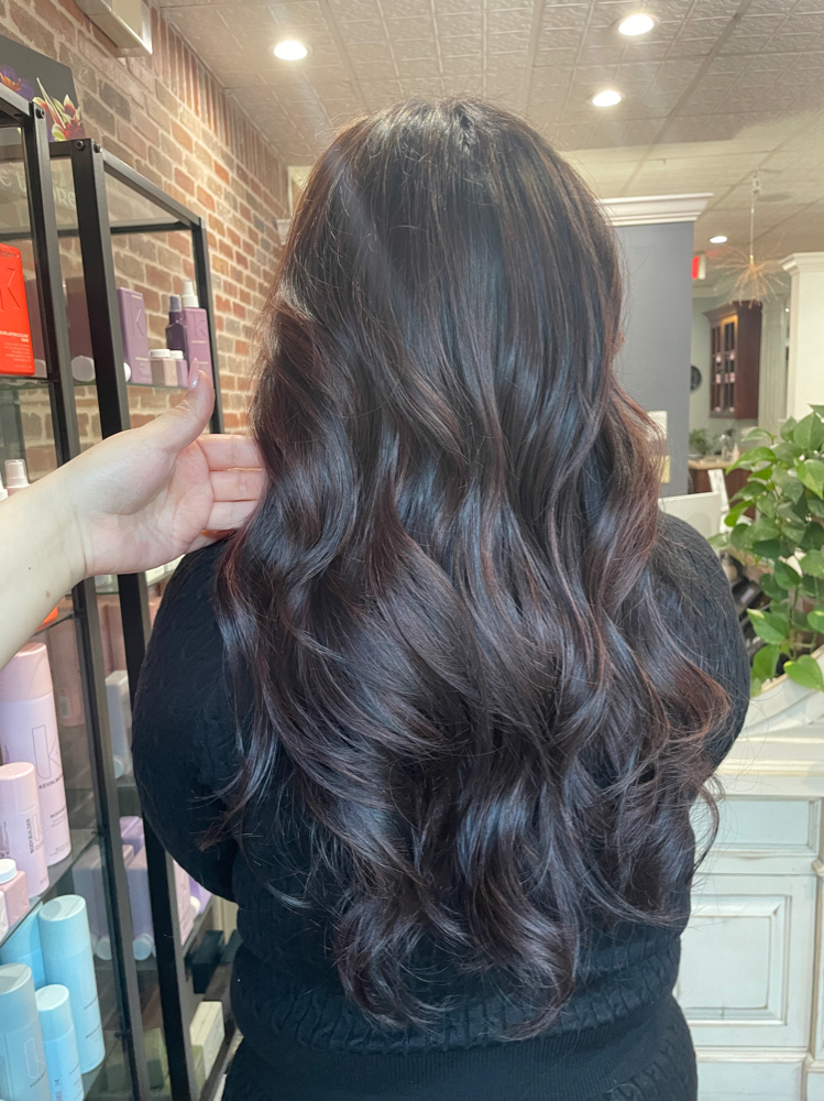 Color Touch Up W/ Haircut