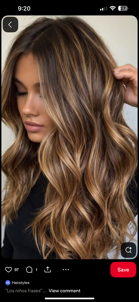 Chesnut Bronde at Emerald Hair Studio in Waynesville, NC