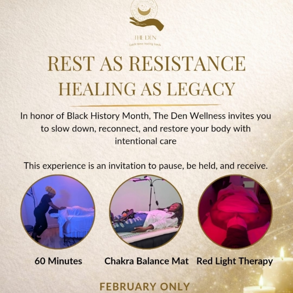 Black History Special at The Den Wellness in Brooklyn, NY