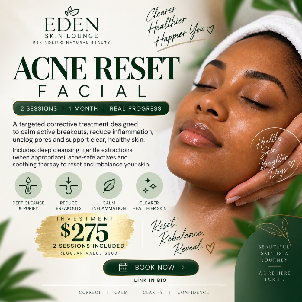 ACNE RESET at EDEN SKiN Lounge in Coral Springs, FL