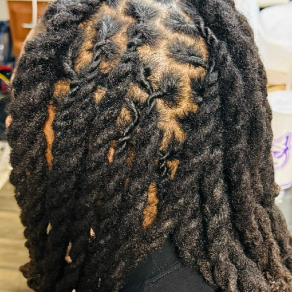 New Client Loc Wash & Retwist