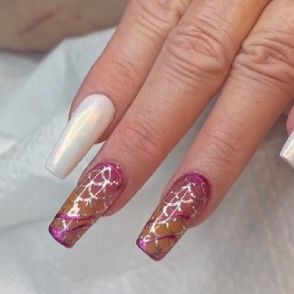 Foil Design at Viziatta Nails in Philadelphia, PA