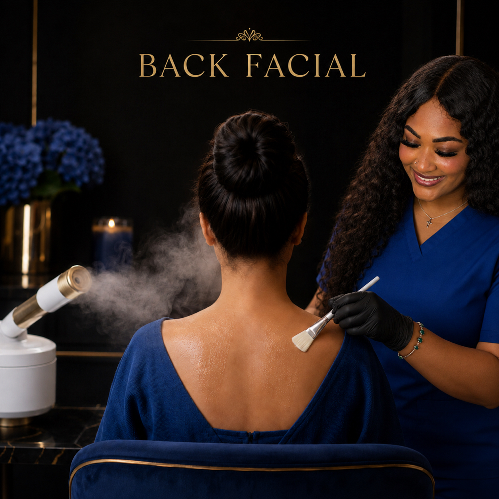 Back Facial. at Quinta Esthetics in Terrytown, LA