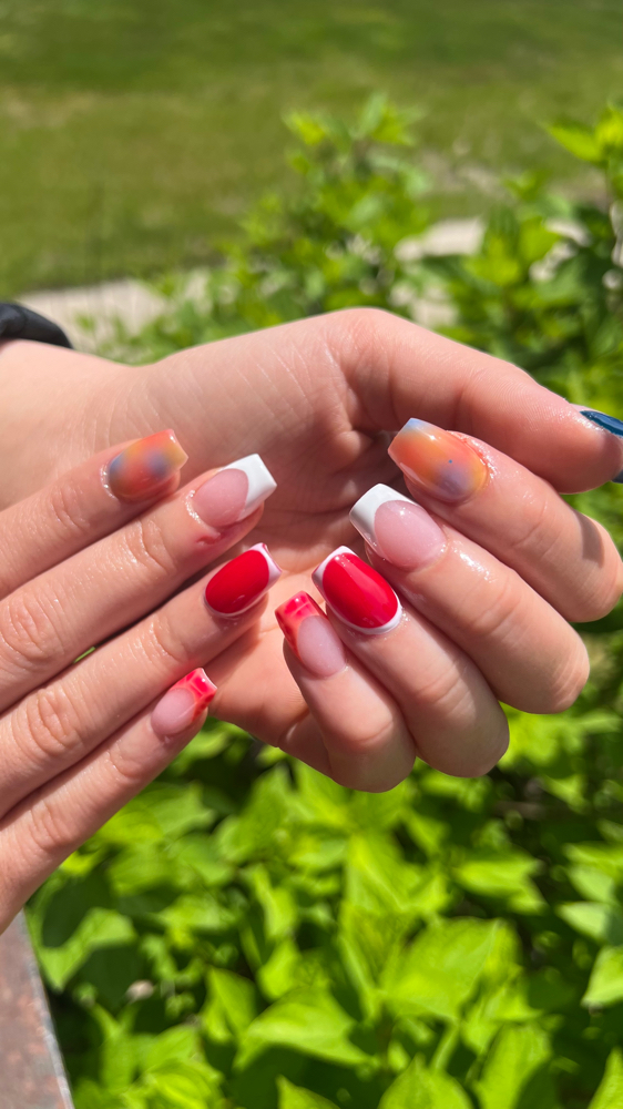 short acrylic full set