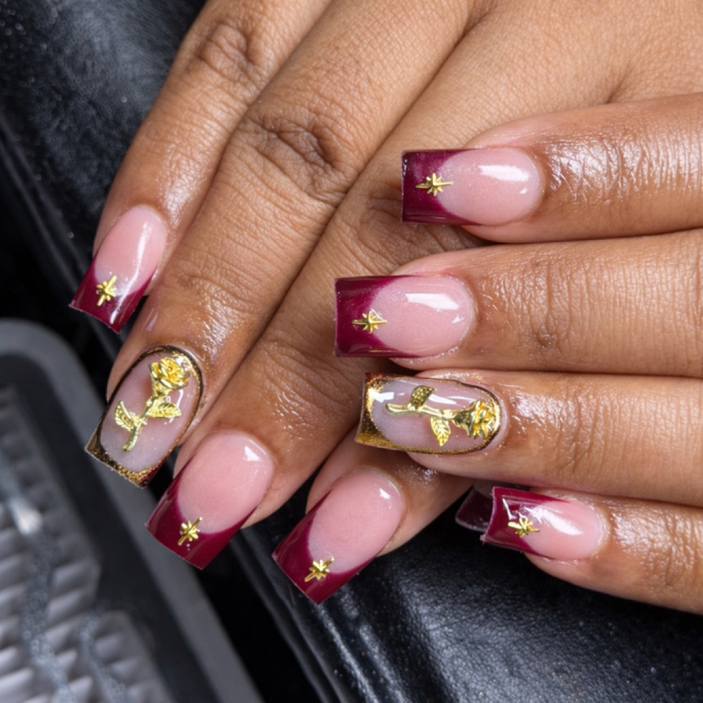 Short Acrylic Set at Mystical Luxe Beauty By Zidni in olive branch, MS