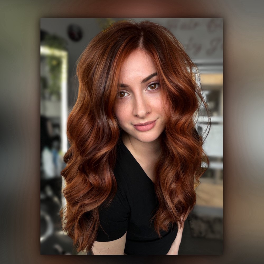 Base Color Root Touch-Up at Hair Bliss By Julie D in Hamilton, NJ