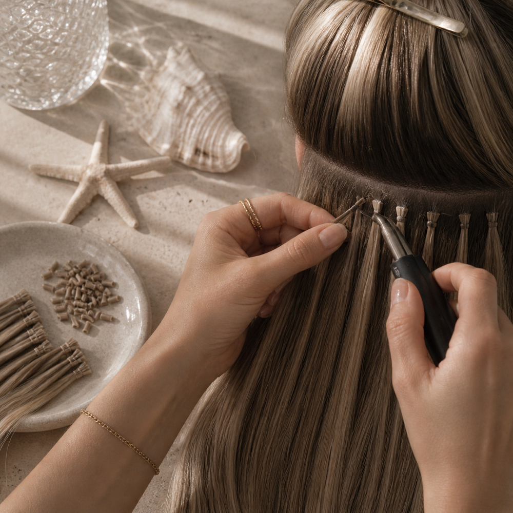 I-Tip Install at Hair by Tricia Pogarch in Farmington Hills, MI