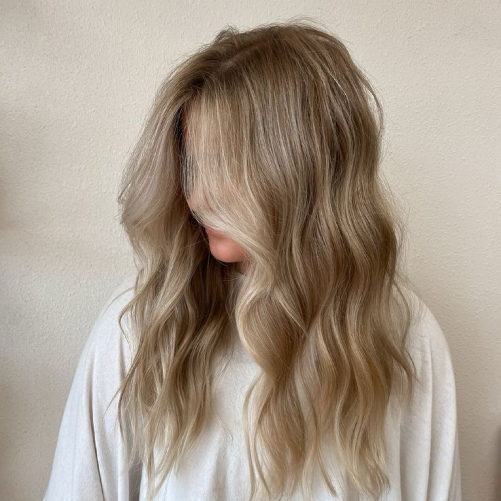 The Quiet Luxury Blonde at Rita Mae Hair Co. in Auburn, KY