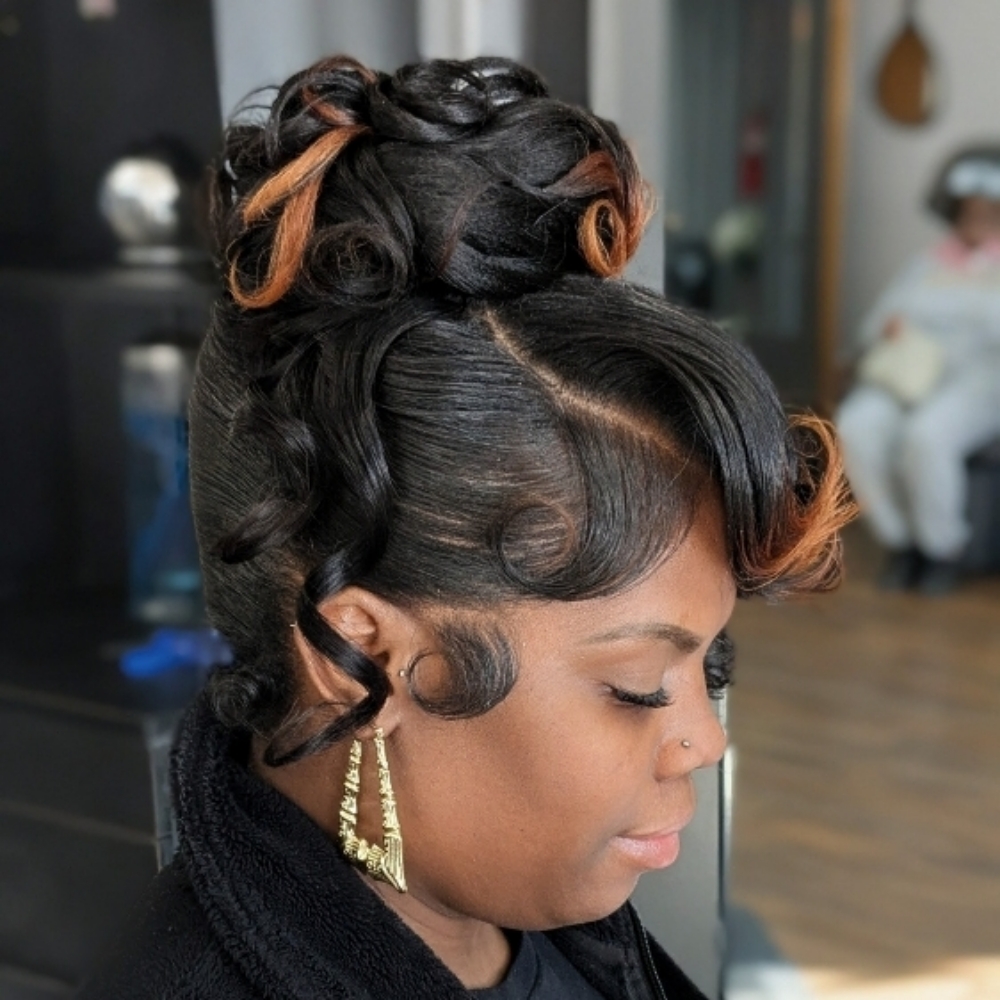 Special Occasion Updo at Essentials Salon & Spa in York, PA