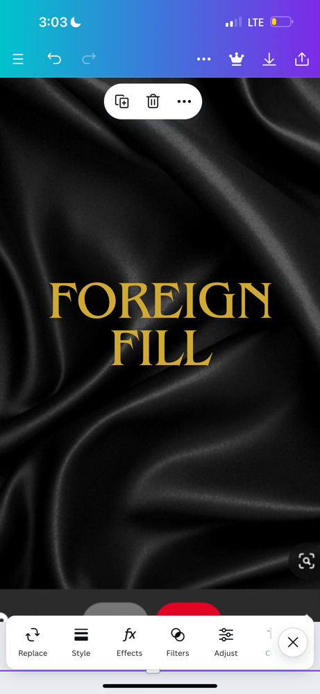 Foreign Fill