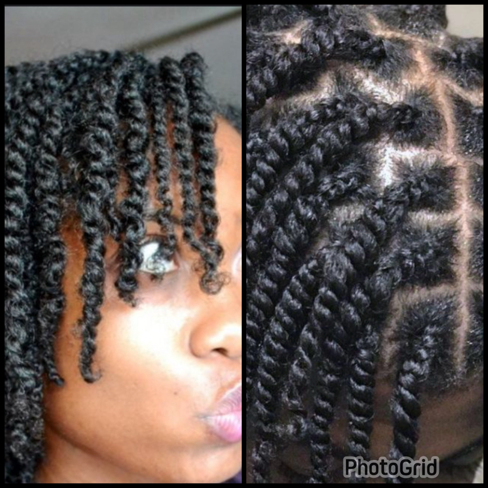 2 Strand Twists (Natural Hair)
