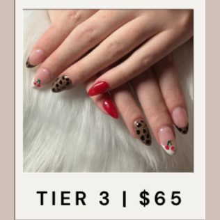 gel x full set tier 3 at Nailing It With Kylee in Carmel, IN