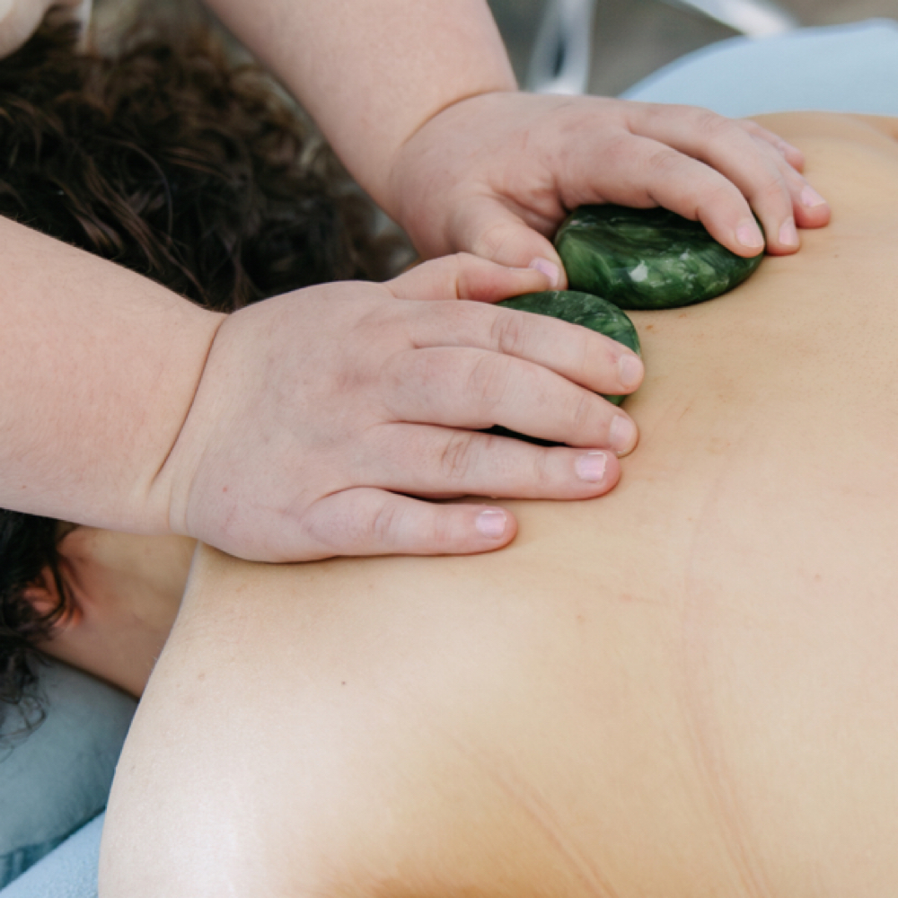 Hot Jade Stone Massage at Massage Therapy By Kayla in Park Rapids, MN