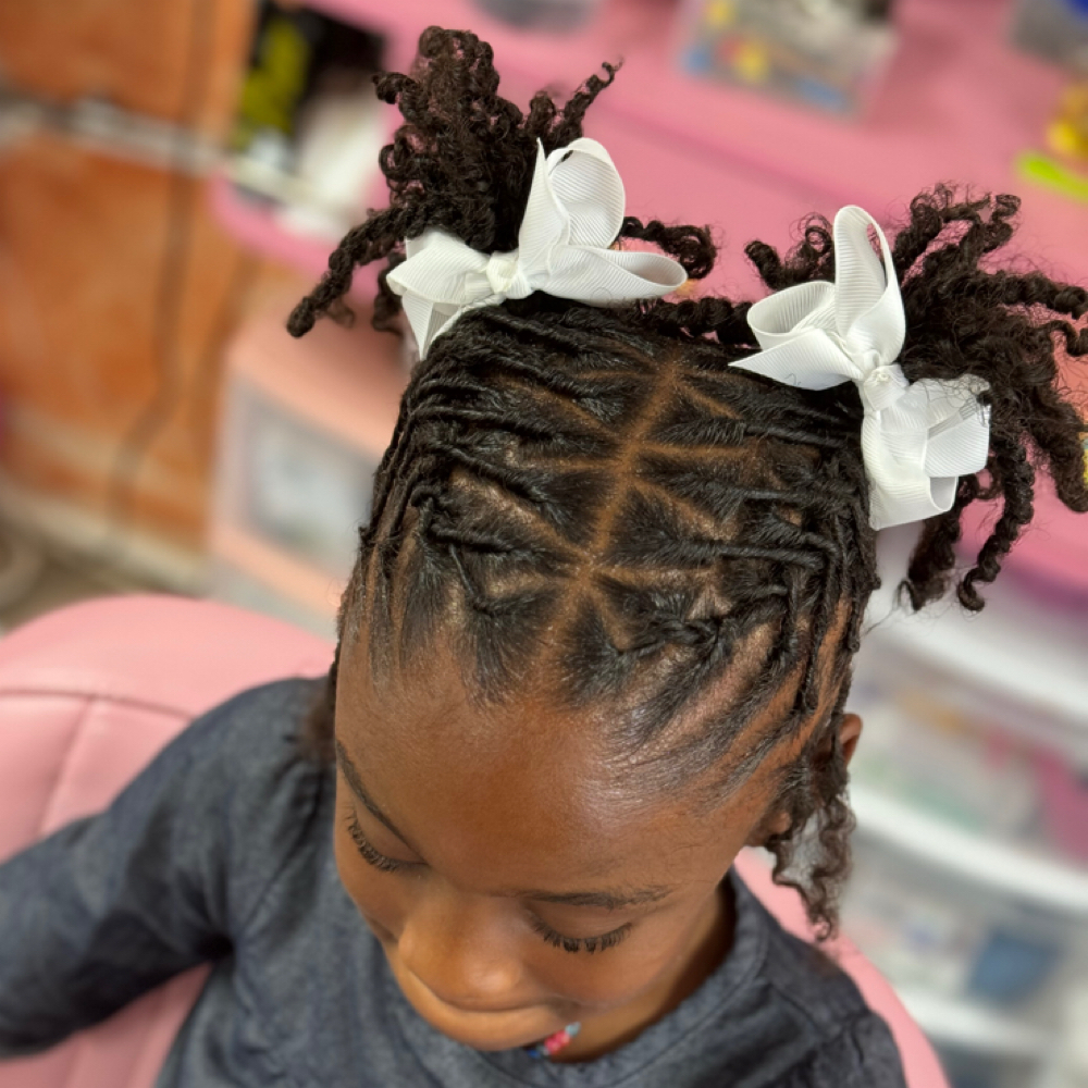 Kids Simple Loc Style at Dee Did’em in Kinston, NC
