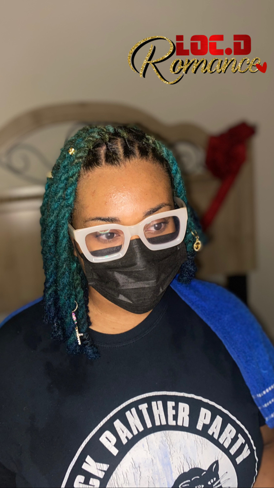 Asymmetrical Loc Knot Bob at Loc.dRomance❤️ in Waldorf, MD