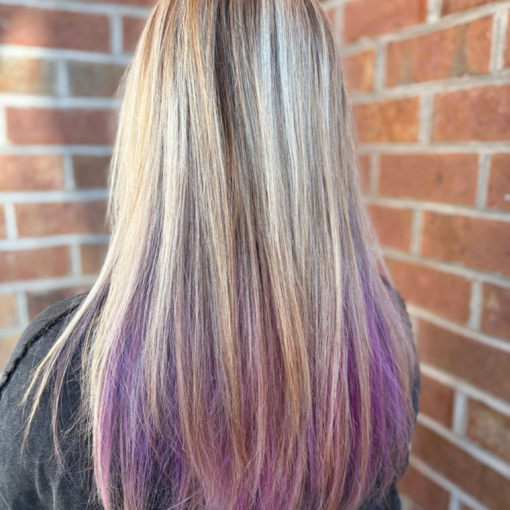 Partial Foil With Peekaboo at Colorbykailyn in Concord, NC