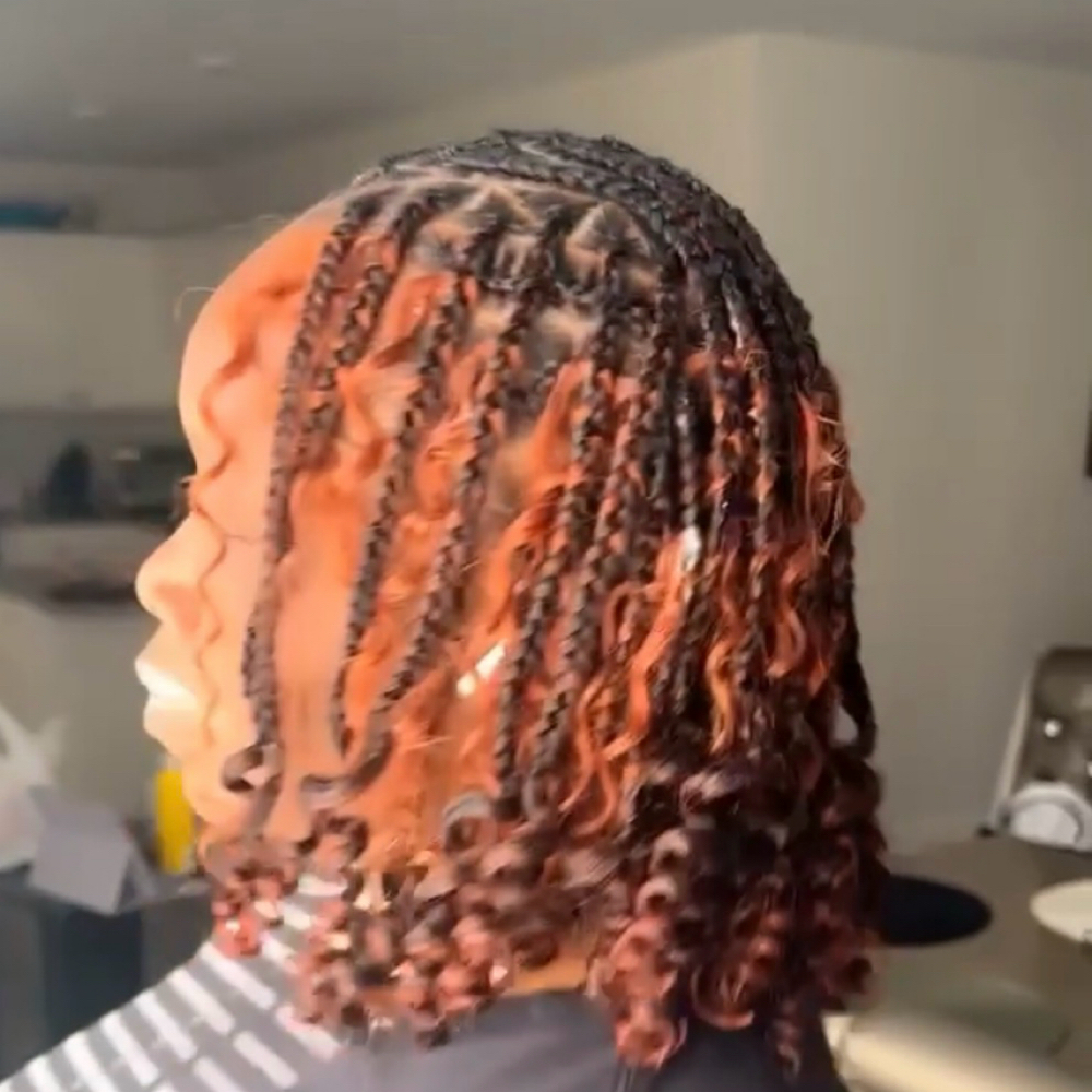 Short Boho Fulani Braids at Kstylez in West Point, GA