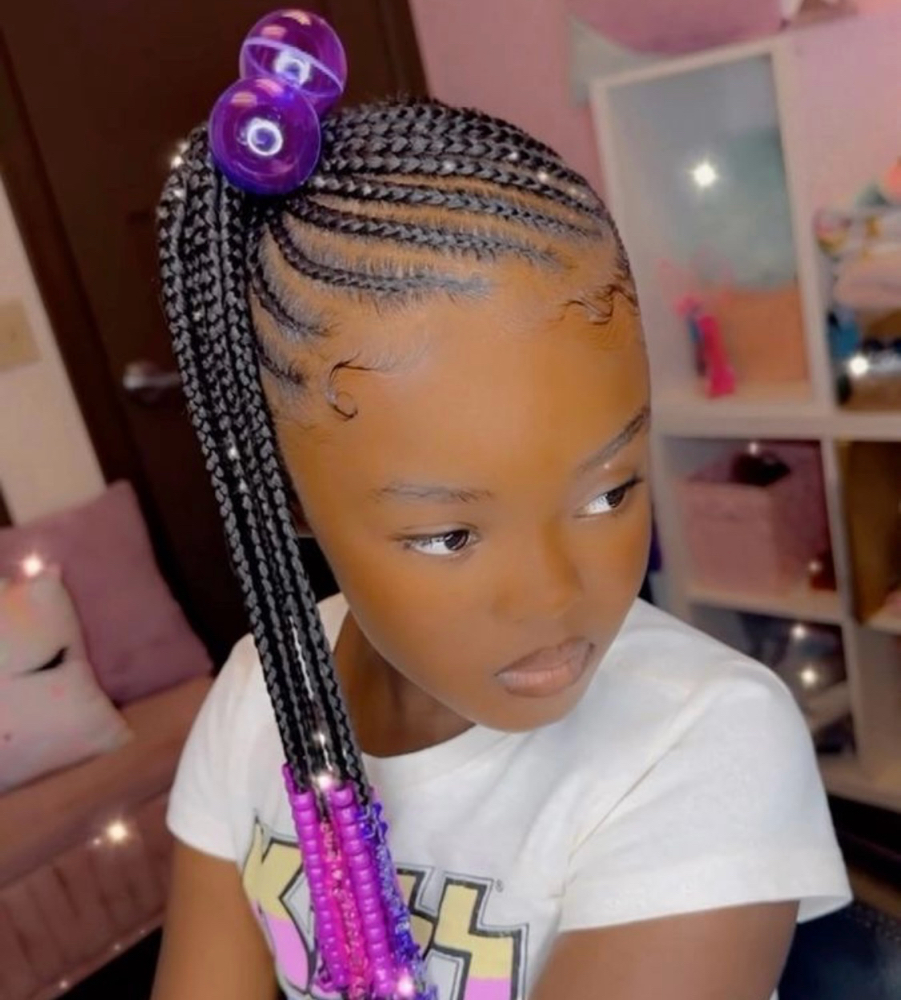 Kids Braided Ponytail