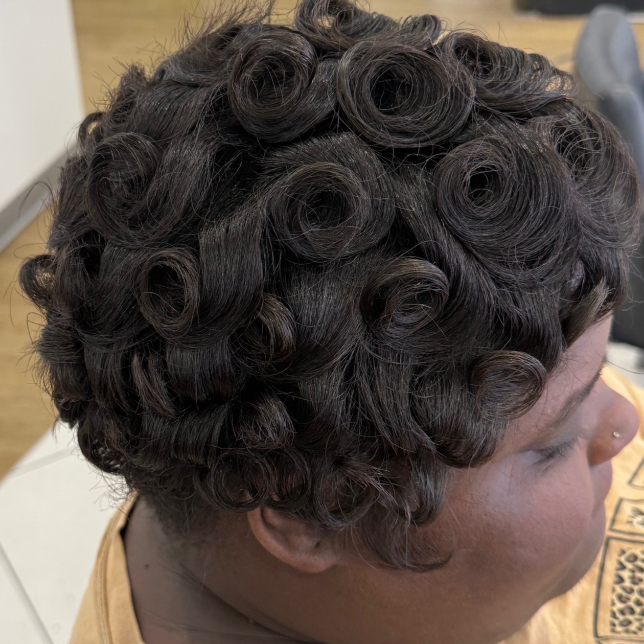 Virgin Relaxer (Full Application) at HALOD BEAUTY HOUSE in Jackson, MS