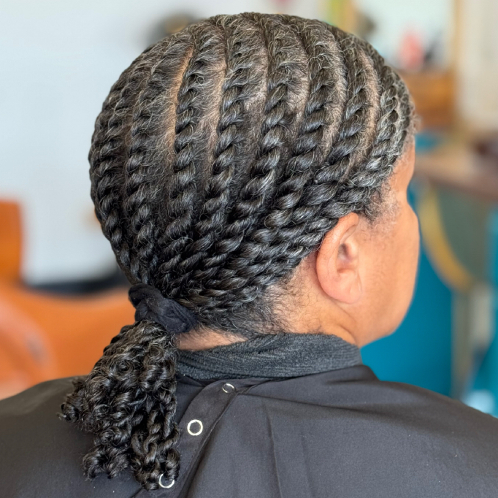 Flat Twists at Elle Louise in Gulfport, MS