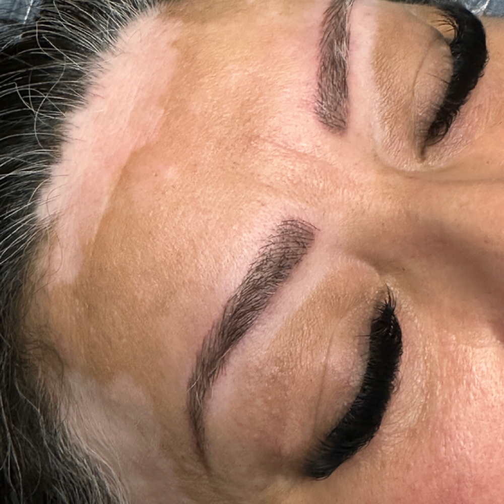 Combo Brows at Amber with Eyes in the desert in Phoenix, AZ