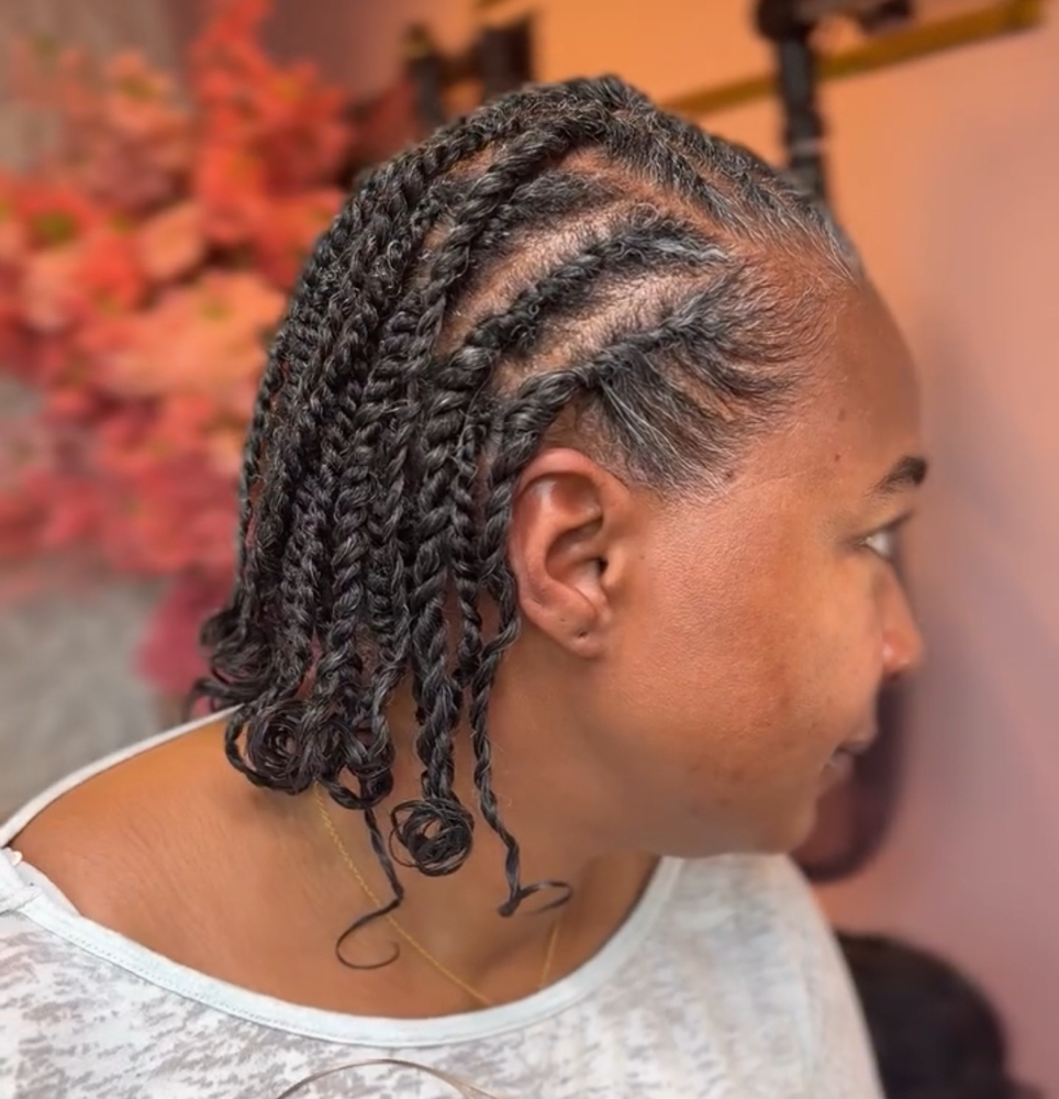 Flat Twist With Two Strands
