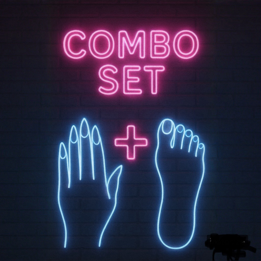 Long Set + Pedi Combo